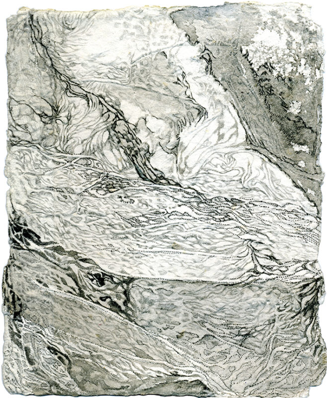 Paper Topography 2 painting