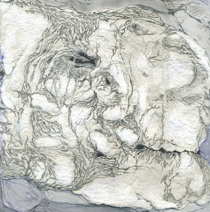 Paper Topography 3 painting